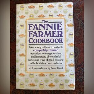 FANNIE FARMER COOKBOOK Vintage ‘1989’ Known As One Of The Best Cookbooks - Clean